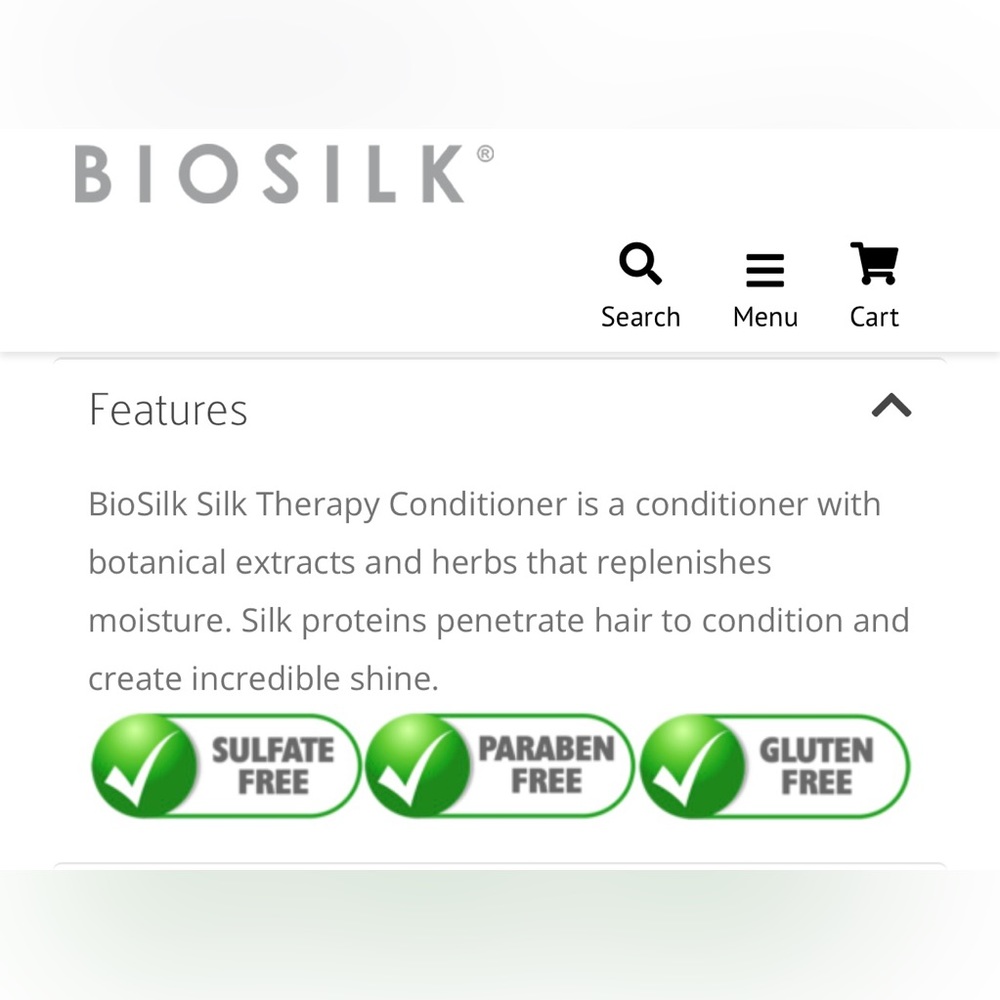 BIOSILK Silk Therapy Conditioner - Picture 4 of 7